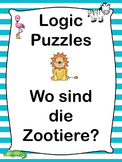 German Logic Puzzles  Wo sind die Zootiere?