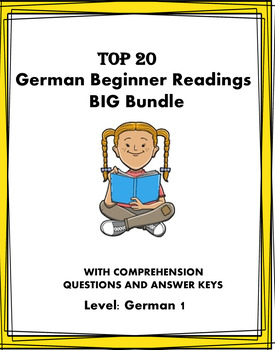 Preview of German Beginner Readings BIG Bundle: Top 20 @50% OFF! (Lesungen)