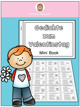 Preview of German Mini Book  Gedichte zum Valentinstag