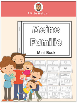 Preview of German Mini Book  Meine Familie