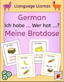 German My lunchbox Brotdose Ich habe ... Wer hat ...? Mitt