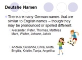 German Names: Mädchen oder Junge?