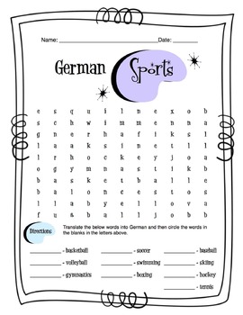 german numbers 1 10 worksheet packet by sunny side up