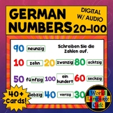 GERMAN NUMBERS 20-100 ⭐ German Boom Cards 20-100 ⭐ Numbers