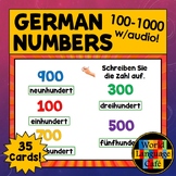 GERMAN NUMBERS 100-1000 ⭐ German Numbers Boom Cards 100-10