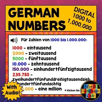 german number pronunciation
