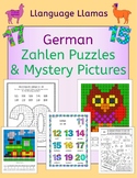 German Numbers Zahlen Puzzles and Mystery Pictures