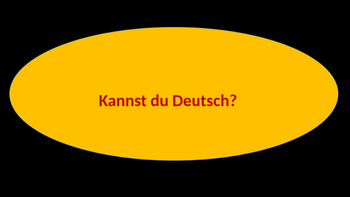 Preview of German Numbers in Context PowerPoint