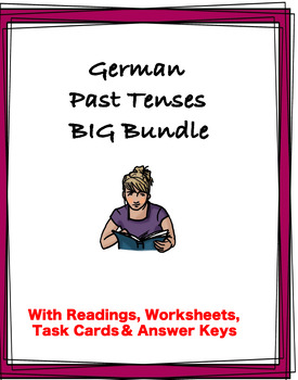Preview of German Past Tenses BIG Bundle: TOP 20 Resources @50% off! (Perfekt + Imperfekt)