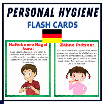 Preview of German Personal Hygiene {Personal Care & Hygiene} - Self-Confidence Lesson