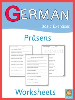 Preview of German Präsens Worksheets