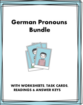 Preview of German Pronouns Bundle: Pronomen: Top 8 Resources at 40% off!
