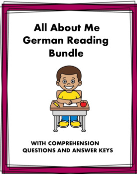 Preview of German Reading Bundle: All about Me: 6 Einfache Lesungen! Mein Leben @35% off!