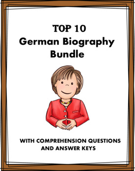 Preview of German Biography Bundle: TOP 10 Germanic People @50% off!