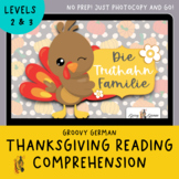 German Reading, Thanksgiving, Writing Prompt, Family, Desc