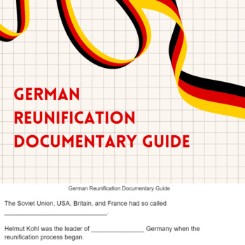 Preview of German Reunification Documentary Guide