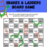 German Schlangen und Leitern (Snakes & Ladders) Board Game