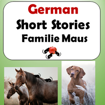 Preview of German Short Stories - Reading Comprehension and Writing Prompts