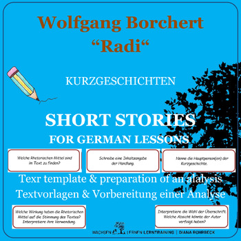 Preview of German Short Story Wolfgang Borchert "Radi" - Kurzgeschichten