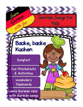 Preview of German Song -Backe, backe Kuchen