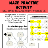 German Standard Conjugation Maze Practice: die Konjugation