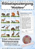 German Story Walk: Waldtiere (Forest Animals)