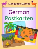 German Summer vacation - write a postcard - Postkarten