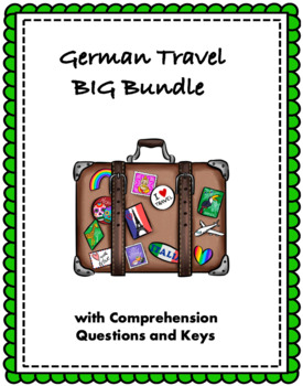 Preview of German Travel BIG Bundle: Top 13 Resources @40% off! (Reisen/Hotel)