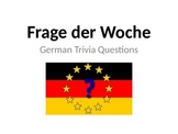 German Level 1-2 Trivia Questions - Powerpoint (in English)