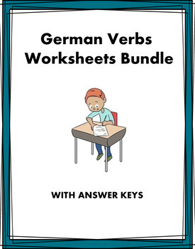 Preview of German Verbs Bundle: Top 10 Worksheets @40% off! (Verben)