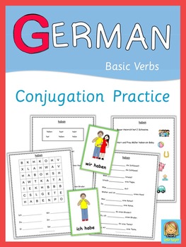 Preview of German Verbs   Conjugation Practice