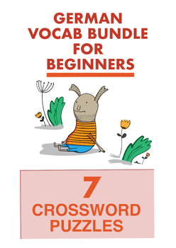Preview of German Vocabulary Bundle | 7 Crossword Puzzles for (Advanced) Beginners