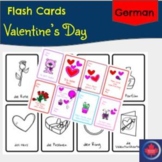German Vocabulary Flash Cards: Valentine's Day and Valenti
