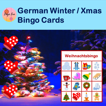 Preview of German Winter Christmas Bingo Cards