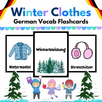 Winter Clothes Flashcards, Memory Card Game for Kids, Winter Printables,  Vocabulary Cards, Word Cards, Educational Resources, Preschool -  Israel