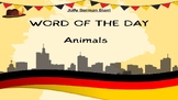 German Word of the Day - Animals (PowerPoint)