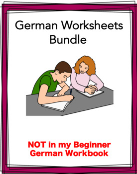Preview of German Worksheets BIG Bundle: 30 @45% off! (NOT in Beginner German Workbook)