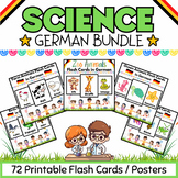 German Zoo Ocean Farm Animals, Insects & Birds Flashcards 