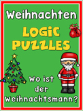 German Christmas  Cut and Paste Logic Puzzles