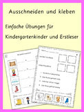 German cut and paste activities for young beginners