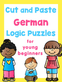 German cut and paste logic puzzles for young beginners