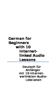 Preview of German for Beginners with 10 Internet-linked Audio Lessons