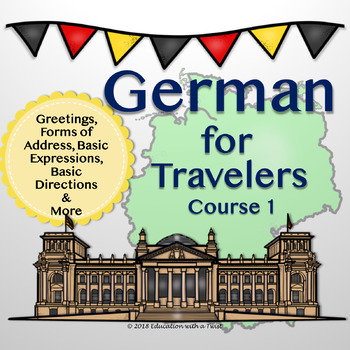 Preview of German for Travelers Course 1 PowerPoint