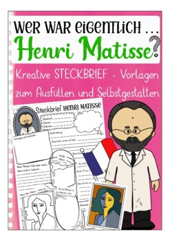 Preview of German presentation / Deutsch: Steckbrief Kunst -  Henri Matisse