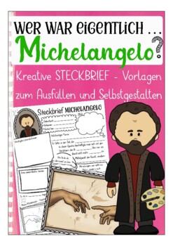 Preview of German presentation / Deutsch: Steckbrief Kunst -  Michelangelo