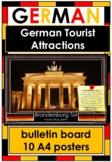 Germany - 10 A4 Bulletin Board Posters - 10 Tourist Attrac