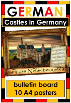 Preview of Germany - 10 A4 Posters - Beautiful Castles in Germany