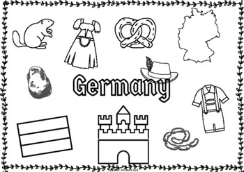 Preview of Germany Coloring Page