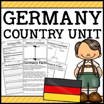 Preview of Germany Country Social Studies Complete Unit