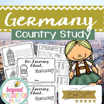 Preview of Germany Country Study *BEST SELLER* Comprehension, Activities + Play Pretend